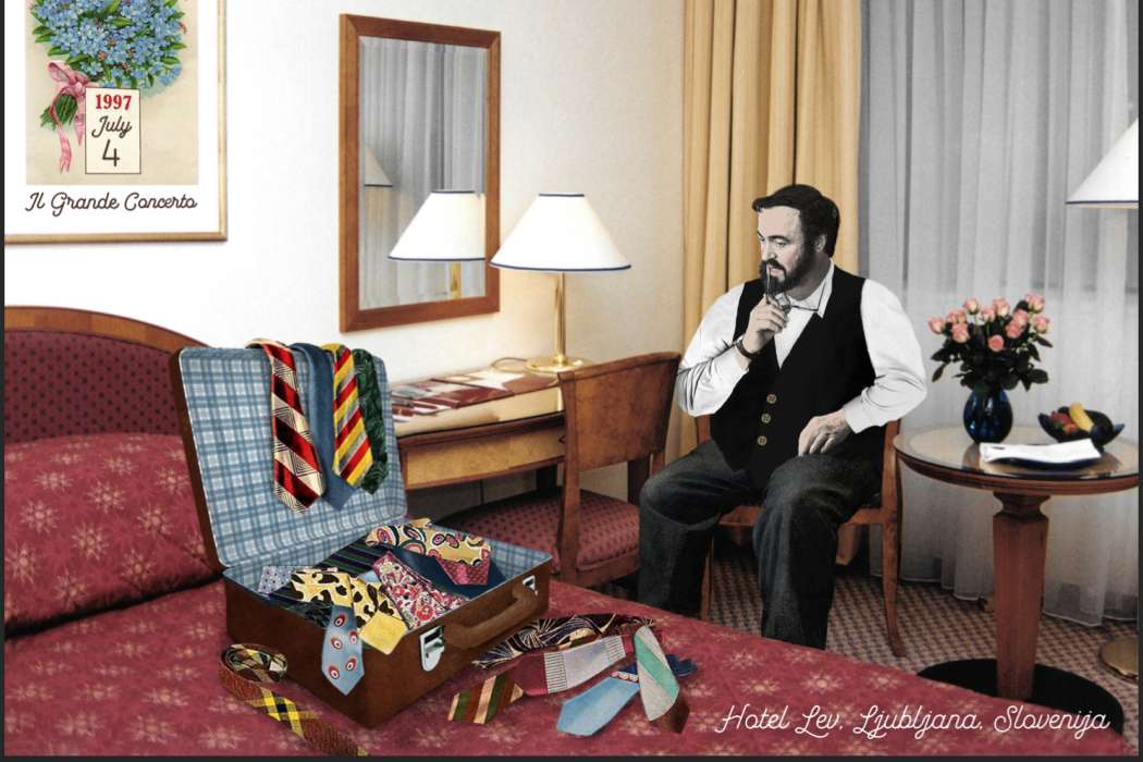 Luciano_Pavarotti_ilustracija_Hotel_Lev_2