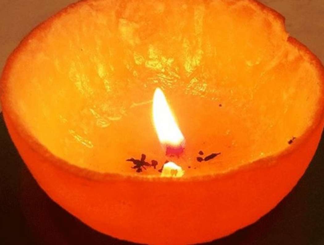 pomarančna svečka
