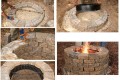 Vrtno ognjišče lahko naredite sami. Kurišče je navadno okrogle oblike, obod pa iz kamenja. Ognjišče lahko vkopljete v tla ali ga postavite na trdo podlago (beton, asfalt).