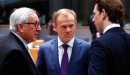 jean-claude juncker, donald tusk, sebastian kurz