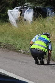 Huda prometna nesreča v Mariboru pustila pešca v smrtni nevarnosti