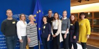 Dijaki Ekonomske in trgovske šole Brežice na študijskem obisku v Evropskem parlamentu