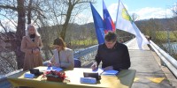 Podpis pogodbe most Boršt 1