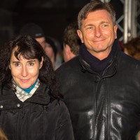 Borut Pahor in Tanja Pečar