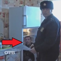 policija rusija moški v hladilniku