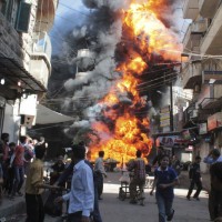 sirija aleppo spopad eksplozija