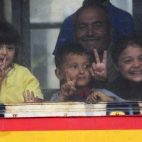 begunci makedonija vlak