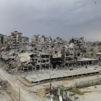 Sirija mesto Homs razrušeno