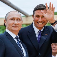 Putin Pahor nasmejana