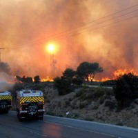 gozdni požar na jug Francije