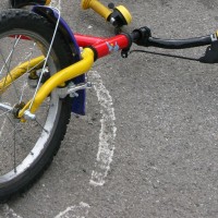 Otroško kolo, kolesar,