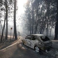 Portugalska, požar
