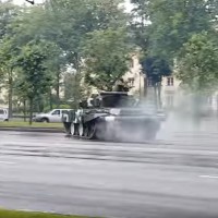 beloruski tank drift parada