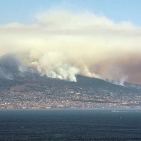 požar, Vezuv, Neapelj