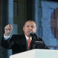 Recep Tayyip Erdogan, Istanbul, obletnica puča, govor