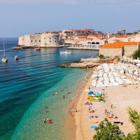 Dubrovnik, plaža, Banje