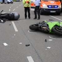 prometna nesreča, dva motorista