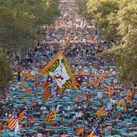 barcelona, protest, 21.10.