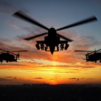 Helikopter, nato, vojska, vojna