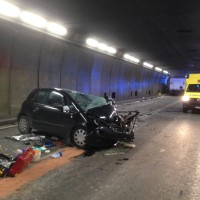 predor Gotthard, prometna nesreča