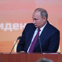 Vladimir Putin, novinarska konferenca