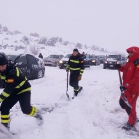 španija, sneg, prometni kaos
