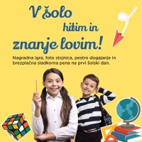 V šolo hitim in znanje lovim