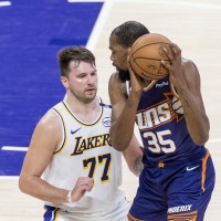 luka doncic kevin durant 2025