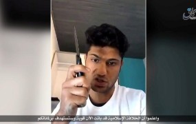 IS objavila posnetek napadalca z nemškega vlaka: "Začenjam sveto operacijo!"