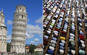 Meščani Pise z referendumom nad muslimane, ki želijo džamijo ob poševnem stolpu