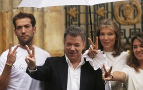 Kolumbijski predsednik Santos dobitnik Nobelove nagrade za mir 