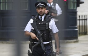 V Londonu na vlaku našli sumljiv paket; policija s paralizatorjem nad osumljenca