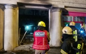V centru Ljubljane zgorel lokal - požar je bil morda podtaknjen