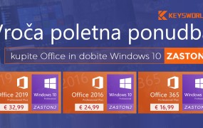 Vroča poletna ponudba: kupite Office in dobite Windows 10 zastonj!