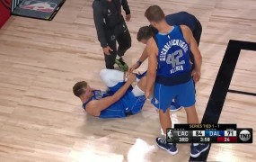 Dallas v šoku: Luka Dončić si je poškodoval gleženj (VIDEO)