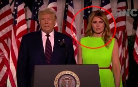 Melanii se režijo: kakšen obraz je naredila ob pozdravu s »kačo« Ivanko Trump (VIDEO)