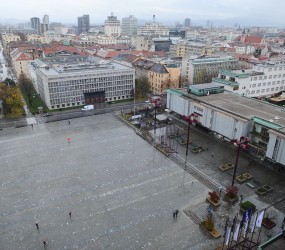 Na Trgu republike bodo postavili spomenik slovenske osamosvojitve