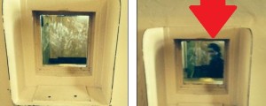 FOTO: Skozi okence je vanjo strmela zlovešča postava