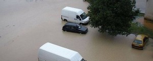 Pri Kozini poplavilo šolo in knjižnico