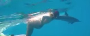 Rodila bo v morju, z njo bo le delfin