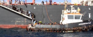 Ob obali Libije utonilo sedem migrantov