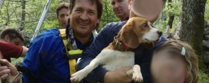 Rešili psičko Wendy, ki je padla globoko kraško jamo