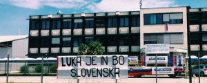 Delavci proti posegom v Luko Koper