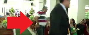 VIDEO: Na poroki hodil za ženinom in nevesto, nato pa začel streljati
