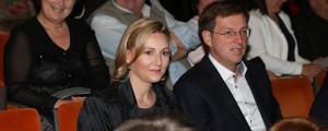 FOTO: Cerar z izbranko na koncertu Helene Blagne