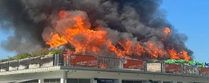 Ogenj v hotelskem objektu v parku Aqualuna je pogašen