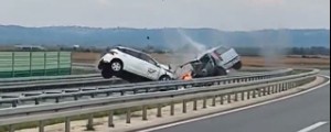 Video: Ruska ruleta na srbski avtocesti terjala najmanj eno življenje