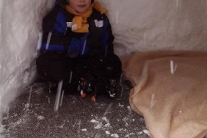 FOTO: Zimske radosti za otroke v stilu Eskimov