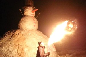 FOTO: Sneženi mož velikan