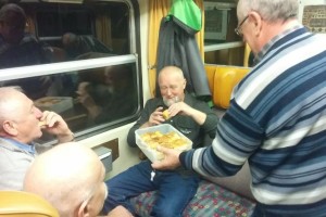 FOTO: Na vlaku dišalo po domačih dobrotah